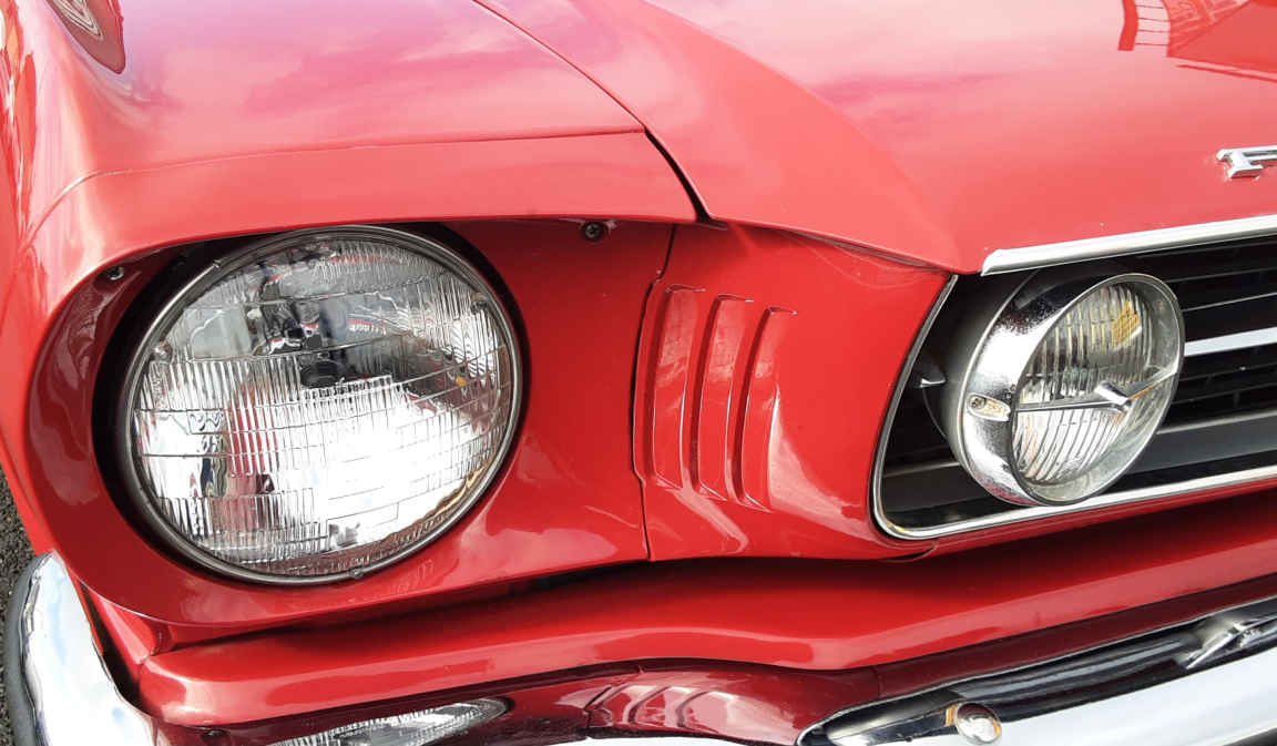 Ford Mustang - CABRIOLET ROUGE CODE A GT 1966